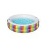 Piscina Hinchable para Niños Bestway 206 x 206 x 51 cm Arcoíris