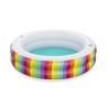 Piscina Hinchable para Niños Bestway 206 x 206 x 51 cm Arcoíris