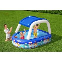 Piscina Hinchable para Niños Bestway Barco 213 x 155 x 132 cm Blanco