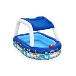 Piscina Hinchable para Niños Bestway Barco 213 x 155 x 132 cm Blanco