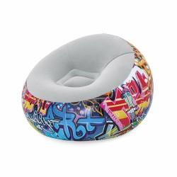 Sillón Hinchable Bestway Grafiti 112 x 112 x 66 cm