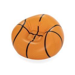 Sillón Hinchable Bestway Baloncesto 114 x 112 x 66 cm Naranja