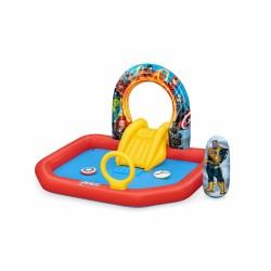 Piscina infantil Bestway The Avengers 211 x 198 x 125 cm Parque de juegos