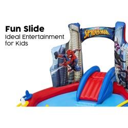 Piscina infantil Bestway Spiderman 211 x 206 x 127 cm Parque de juegos