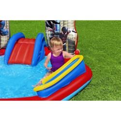 Piscina infantil Bestway Spiderman 211 x 206 x 127 cm Parque de juegos