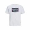 Camiseta de Manga Corta Hombre Jack & Jones Lafayette Box Blanco