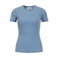 Camiseta de Manga Corta Mujer Jack & Jones Jxfrankie Wash Ss Azul