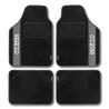 Set de Alfombrillas para Coche Sparco F510 Moqueta Universal Negro Gris 4 Piezas