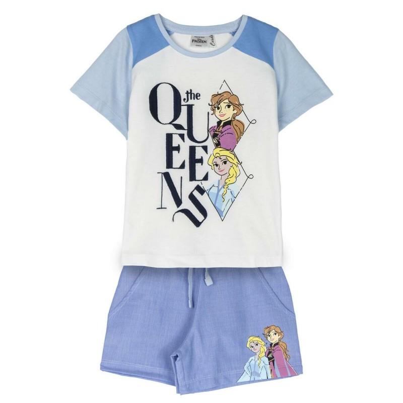 Pijama Infantil Frozen Blanco