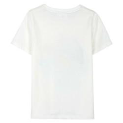 Camiseta de Manga Corta Infantil Bluey Blanco