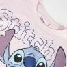 Camiseta de Manga Corta Infantil Stitch Azul