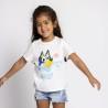 Camiseta de Manga Corta Infantil Bluey Blanco