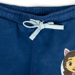Pijama Infantil Gabby's Dollhouse Azul Beige