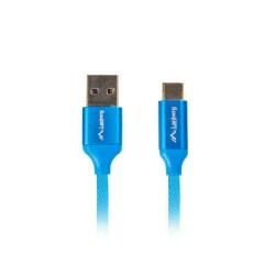 Cable USB A a USB C Lanberg Quick Charge 3.0 Azul