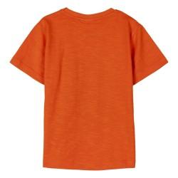 Camiseta de Manga Corta Infantil Spider-Man Naranja