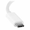 Adaptador USB C a DVI Startech CDP2DVIW             Blanco