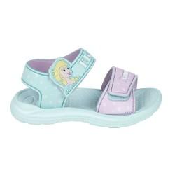 Sandalias Infantiles Frozen Azul claro