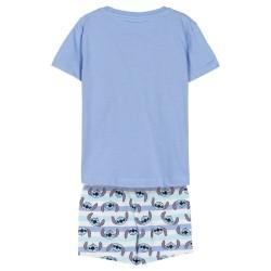 Pijama Infantil Stitch Azul