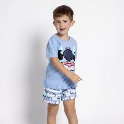 Pijama Infantil Stitch Azul