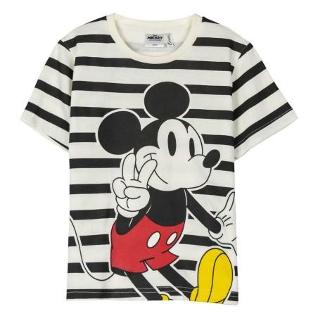 Camiseta de Manga Corta Infantil Mickey Mouse Multicolor