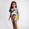 Camiseta de Manga Corta Infantil Mickey Mouse Multicolor