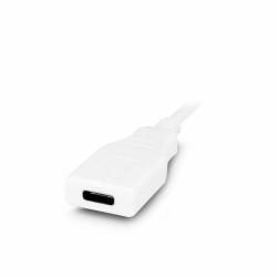 Cable USB C Urban Factory TCE01UF              Blanco