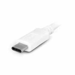 Cable USB C Urban Factory TCE01UF              Blanco