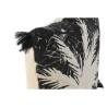 Cojín Home ESPRIT Negro Boho Palmera 45 x 5 x 45 cm