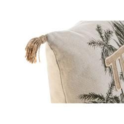 Cojín Home ESPRIT Beige Natural Tropical Boho 45 x 5 x 45 cm