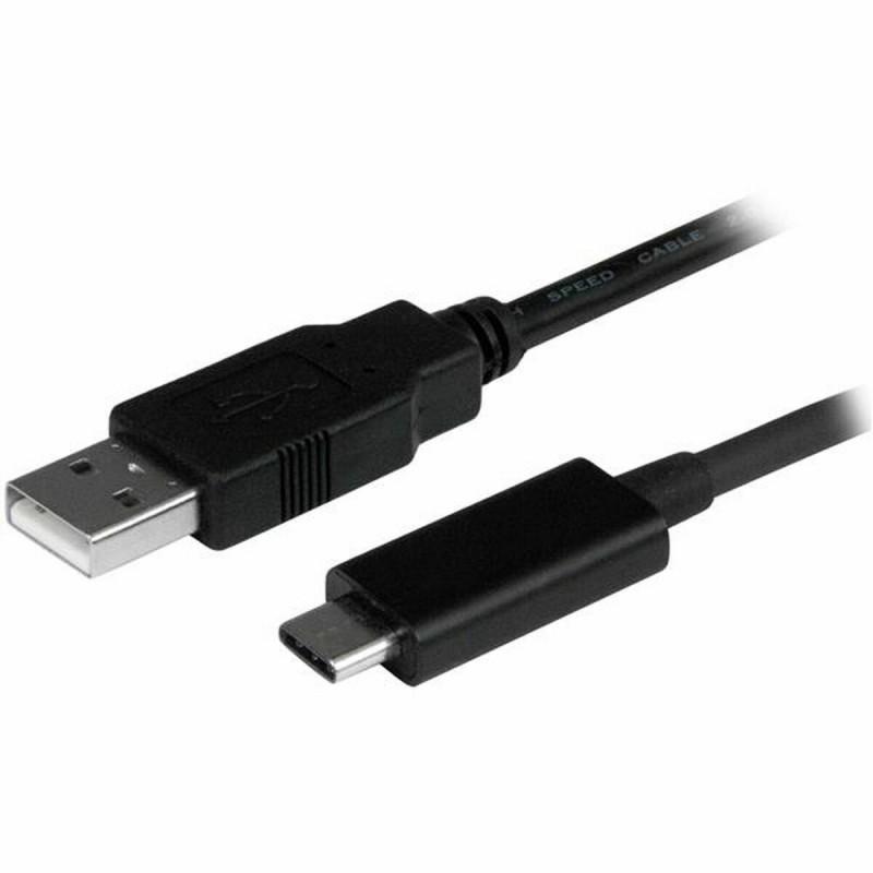 Cable USB A a USB C Startech USB2AC1M             USB C Negro