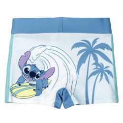 Bañador Boxer Para Niños Stitch Azul