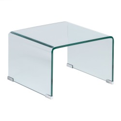 Mesa auxiliar 50 x 45 x 33 cm Transparente (2 Unidades)