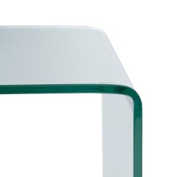 Mesa auxiliar 50 x 45 x 33 cm Transparente (2 Unidades)