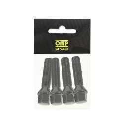 Tornillos de ruedas OMP OMPS09881401 M14 x 1,25 4 Unidades