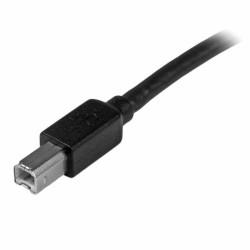 Cable USB Startech USB2HAB50AC          Negro Aluminio