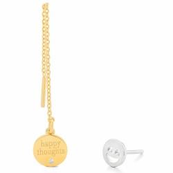 Pendientes Mujer Secrecy E8216CDAWW900 Plata de ley 5 cm