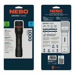 Linterna LED recargable Nebo Davinci™ 1000 1000 Lm