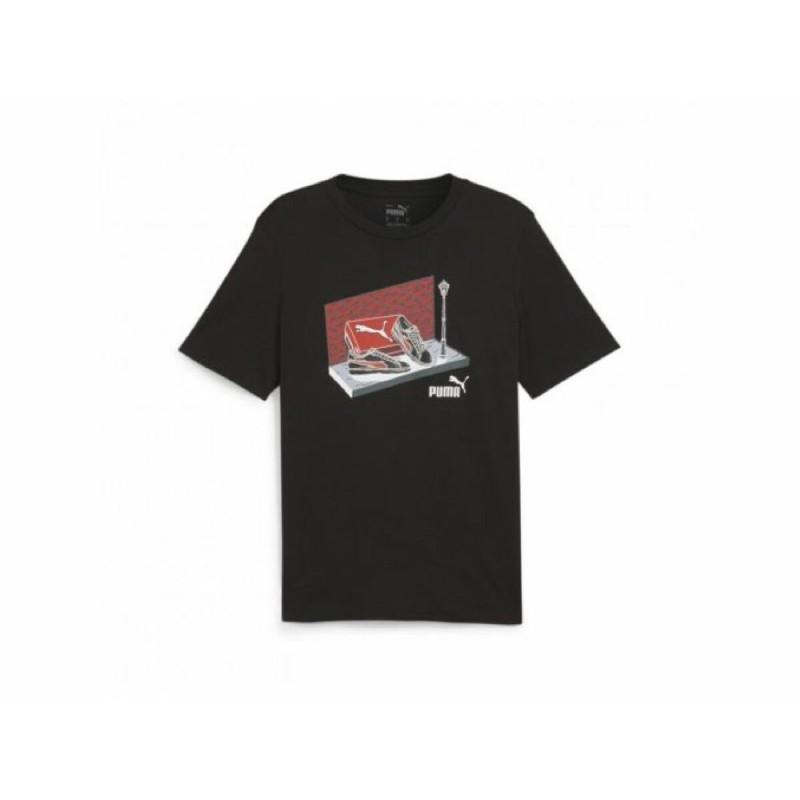 Camiseta de Manga Corta Hombre Puma NEAKER BOX TEE 680175 01 Negro