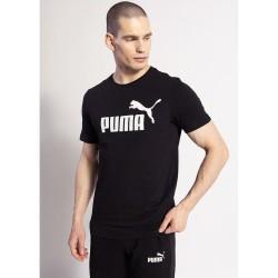 Camiseta de Manga Corta Hombre Puma ESS LOGO TEE 586666 01 Negro