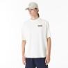 Camiseta de Manga Corta Hombre New Era  WORDMARK OS TEE NEYYAN 60435536  Blanco