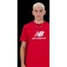 Camiseta de Manga Corta Hombre New Balance  LOGO MT41502 TRE Rojo