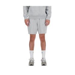 Pantalones Cortos Deportivos para Hombre New Balance ESSENTIALS FRENCH TERY SHORT 7 MS41520  Gris