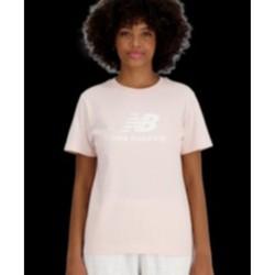 Camiseta de Manga Corta Mujer New Balance ESSENJERSEY LOGO WT41502 OUK Rosa