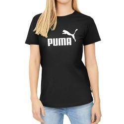 Camiseta de Manga Corta Mujer Puma LOGO TEE 586774 01 Negro