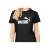 Camiseta de Manga Corta Mujer Puma LOGO TEE 586774 01 Negro