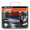 Bombilla para Automóvil Osram Nightbreaker Unlimited H11 55 W 12 V (2 Unidades)