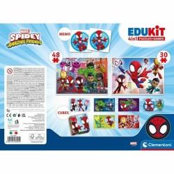 Juego Educativo Clementoni Coffret Spidey 4 en 1 (FR)