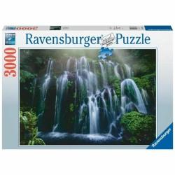 Puzzle Ravensburger Chutes d'eau, Bali  Paysage et nature 3000 Piezas