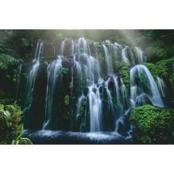 Puzzle Ravensburger Chutes d'eau, Bali  Paysage et nature 3000 Piezas