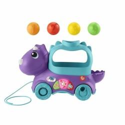 Dinosaurio Arrastre Fisher Price TRICERATOPS LANCE BALLES